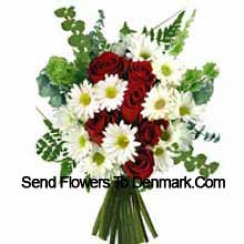 Romantische Assortiment Bloemen en Rozen