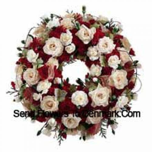 Stunning Mixed Flower Wreath